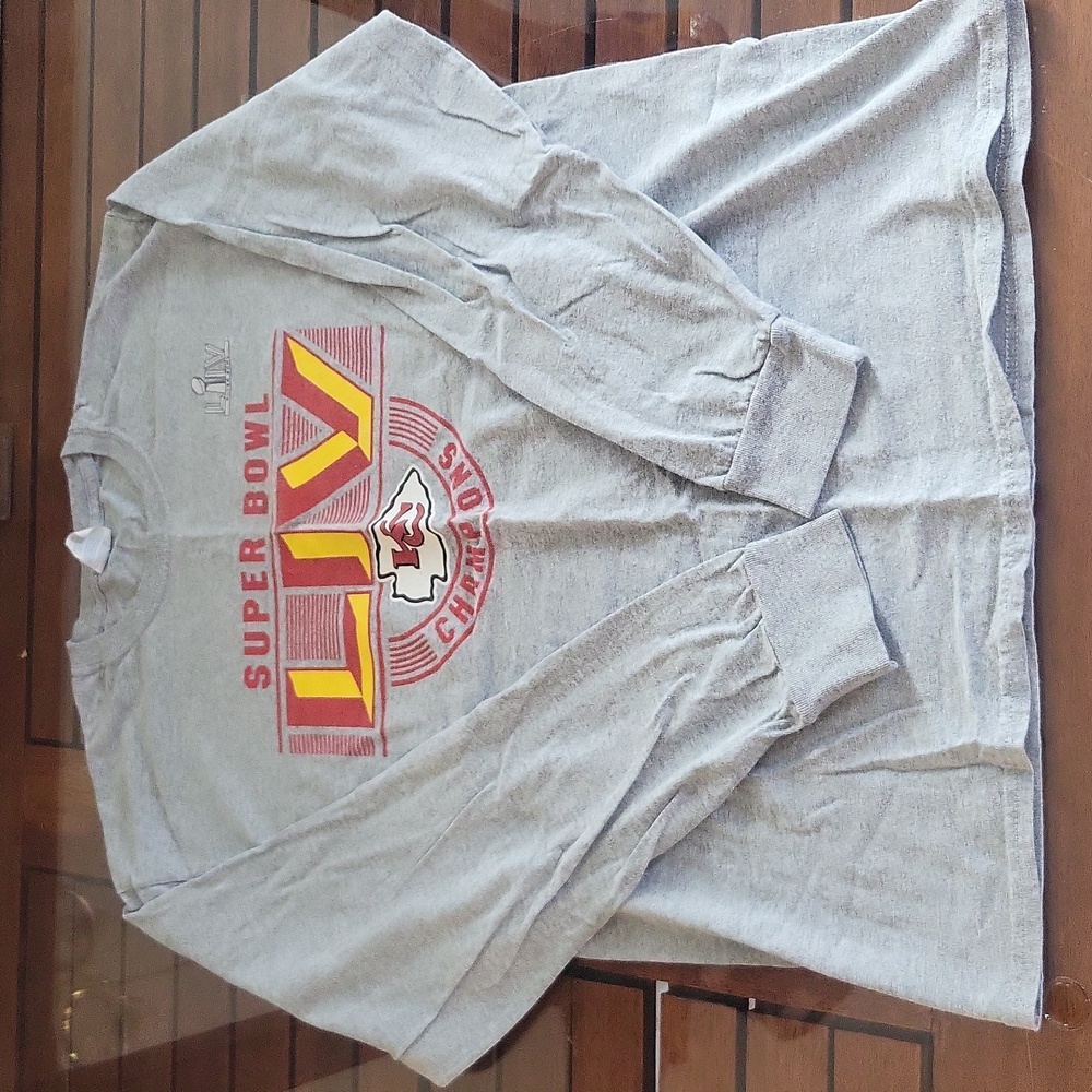 Kansas City Chiefs SuperBowl 54 Champions Long Sleeve Tshirt